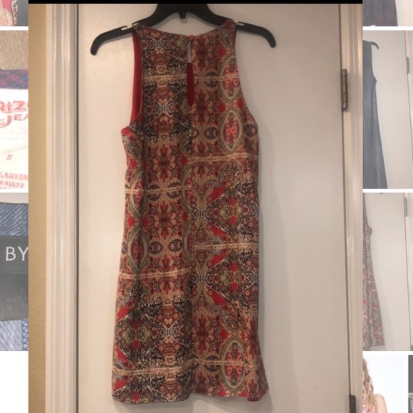 NWT LULUS Design Major Red Print Dress Size Small - Picture 3 of 5